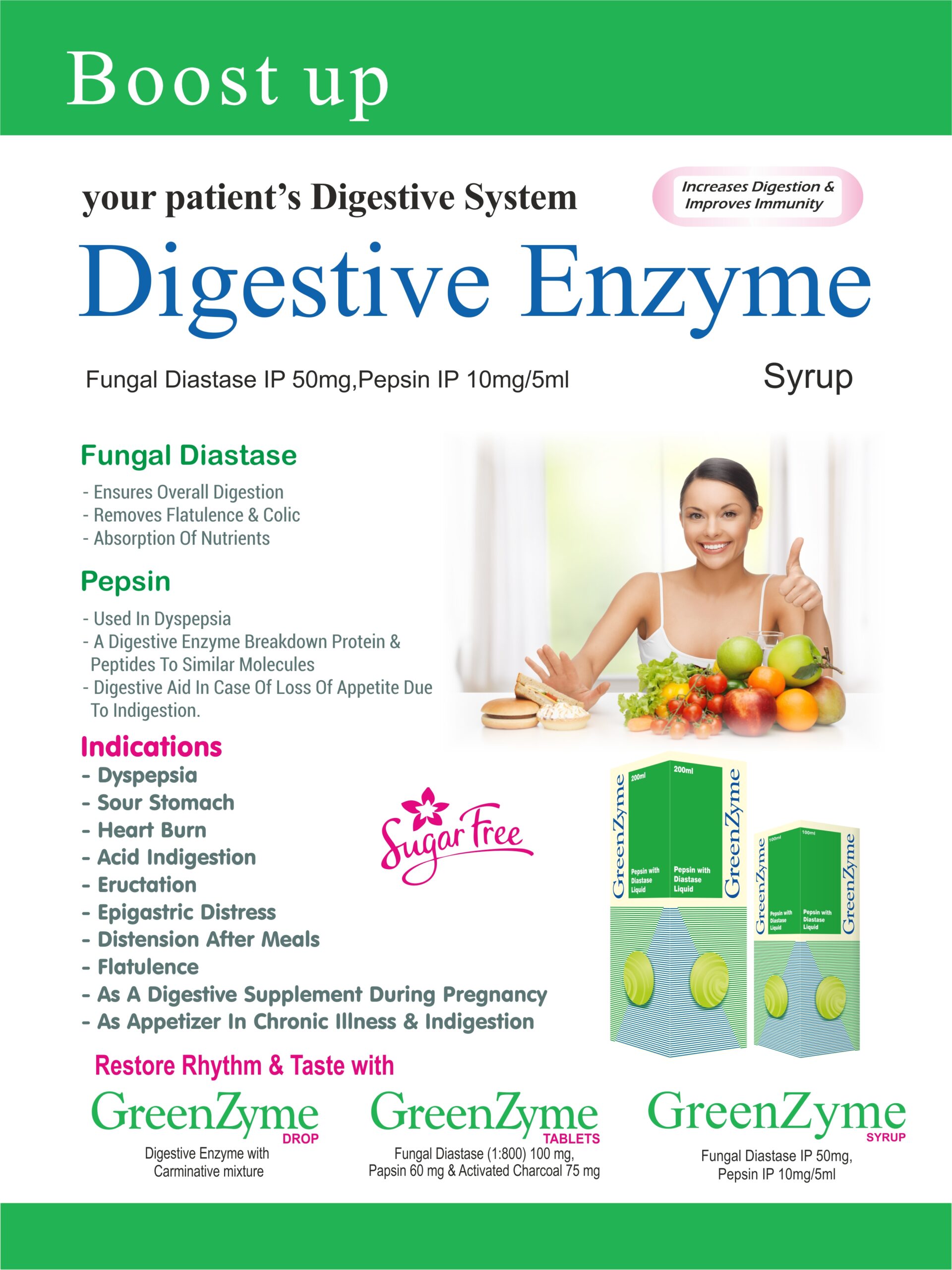Digestive Enzymes Syrup - Uses, Side effects, Detail information