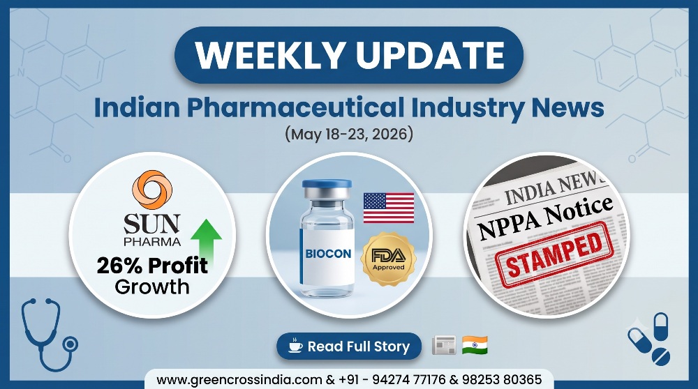 Weekly Update - Indian Pharmaceutical Industry News (May 18-23, 2026)