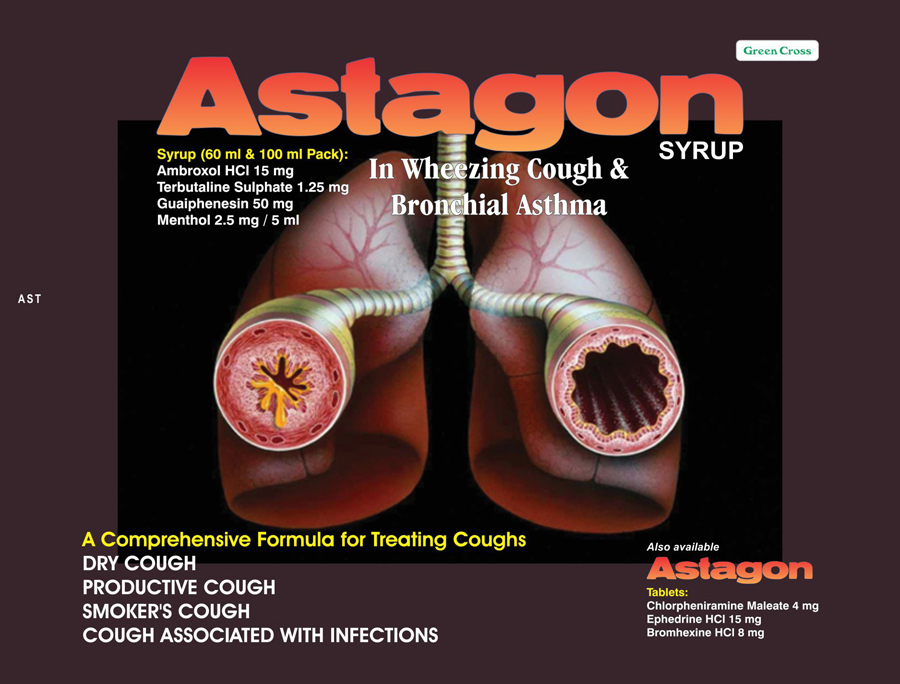 Astagon Tablet is a powerful triple-combination cough and cold medicine tablet