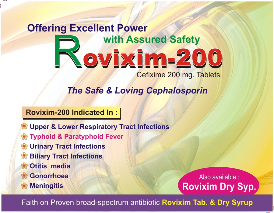 Cefixime Tablet Uses - Cefixime 200 mg Tablet - Rovixim 200 Tablet
