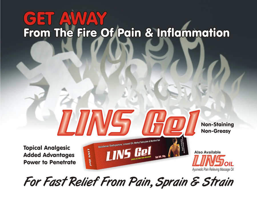 LINS GEL - Diclofenac Gel IP Uses