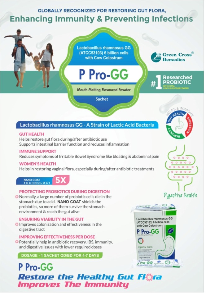 P PRO GG Mouth Melting Sachet - Lactobacillus Rhamnosus GG