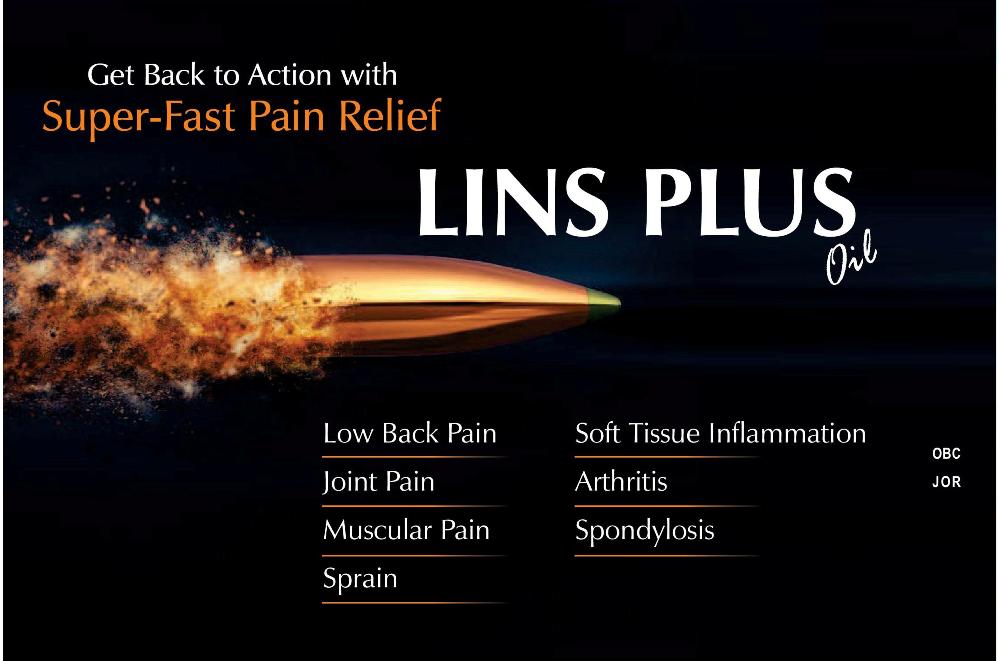 Pain Relief Oil - LINS PLUS Herbal Pain Oil Visual Aid