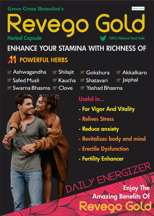 REVEGO GOLD Capsule- Sex Tonic for Male