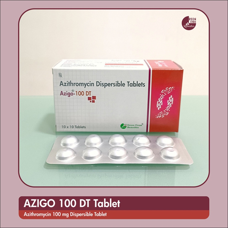 Azithromycin 100 mg for Kid - Azigo 100 Dt Tablet