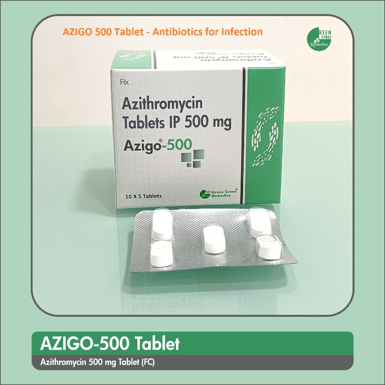 Azithromycin 500 mg Tablet – AZIGO 500 Tablet