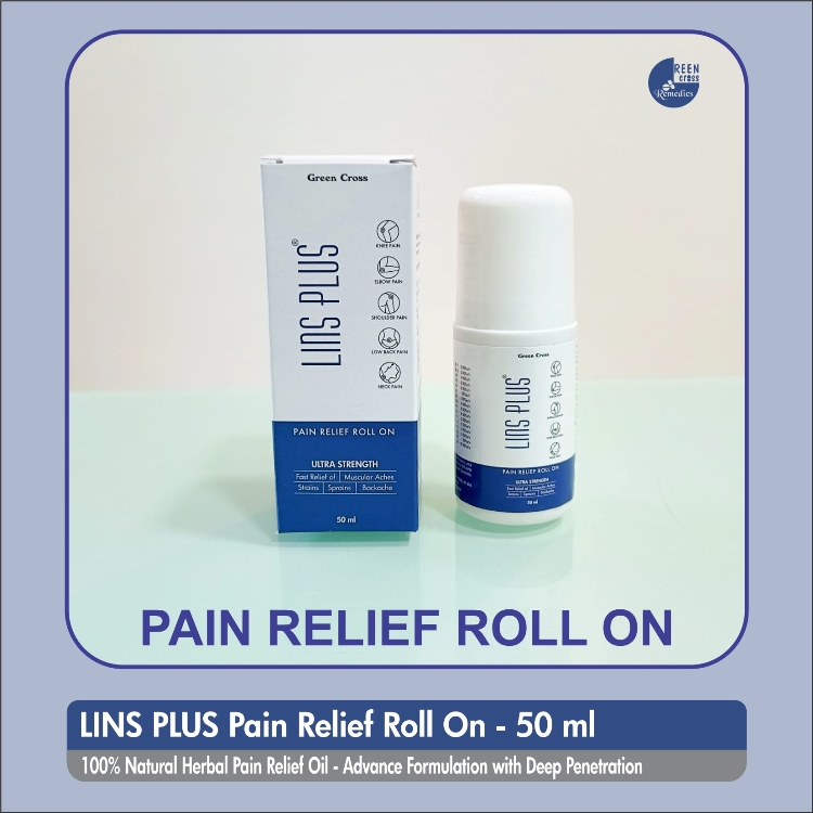 Lins Plus Roll On Herbal Pain Relief Oil