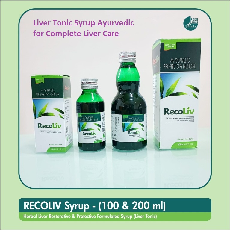 Liver Tonic Syrup Ayurvedic for Complete Liver Care - Recoliv Syrup