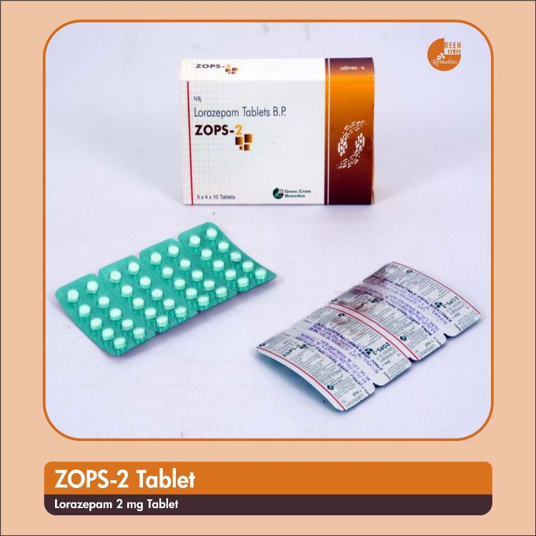Lorazepam – Effective Anxiety & Sleep Management Tablet - ZOPS 2 Tablet