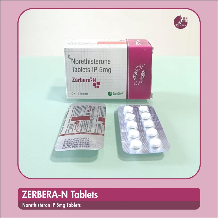 Norethisterone IP 5 mg Tablet – Zarbera N Tablet