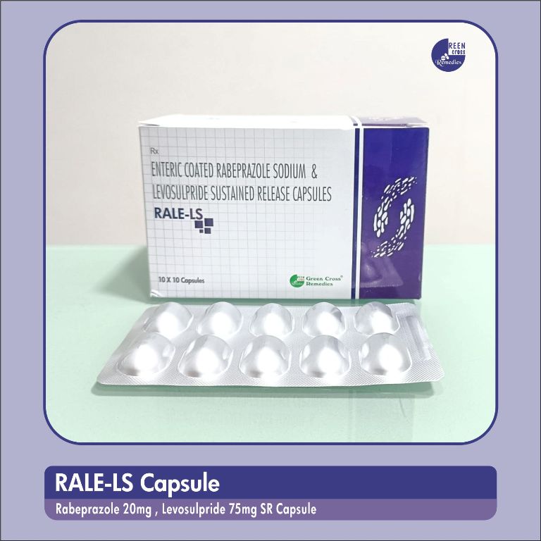 RALE LS Capsule - Rabeprazole 20 mg, Levosulpiride 75 mg Capsule