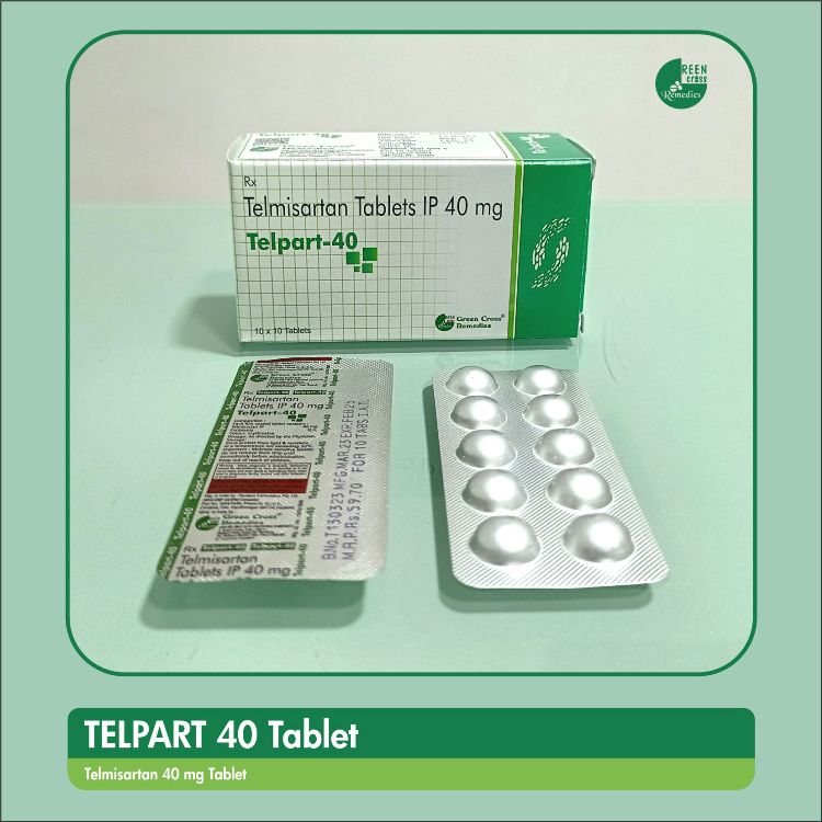 Telmisartan 40 mg Tablet - TELPART 40