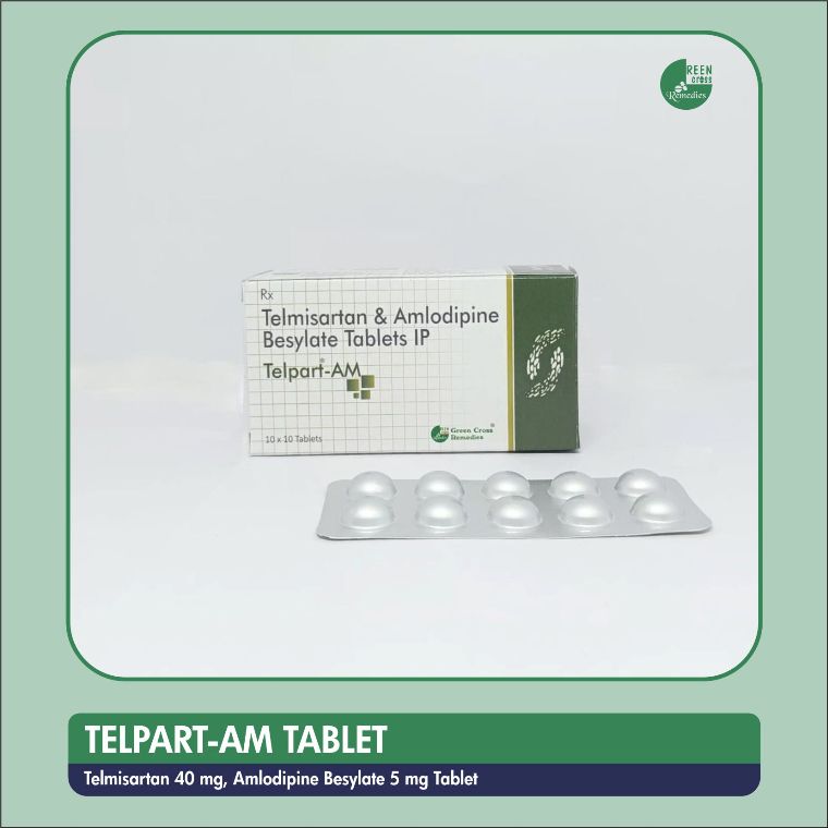 Telmisartan Amlodipine Tablet - TELPART AM Tablet