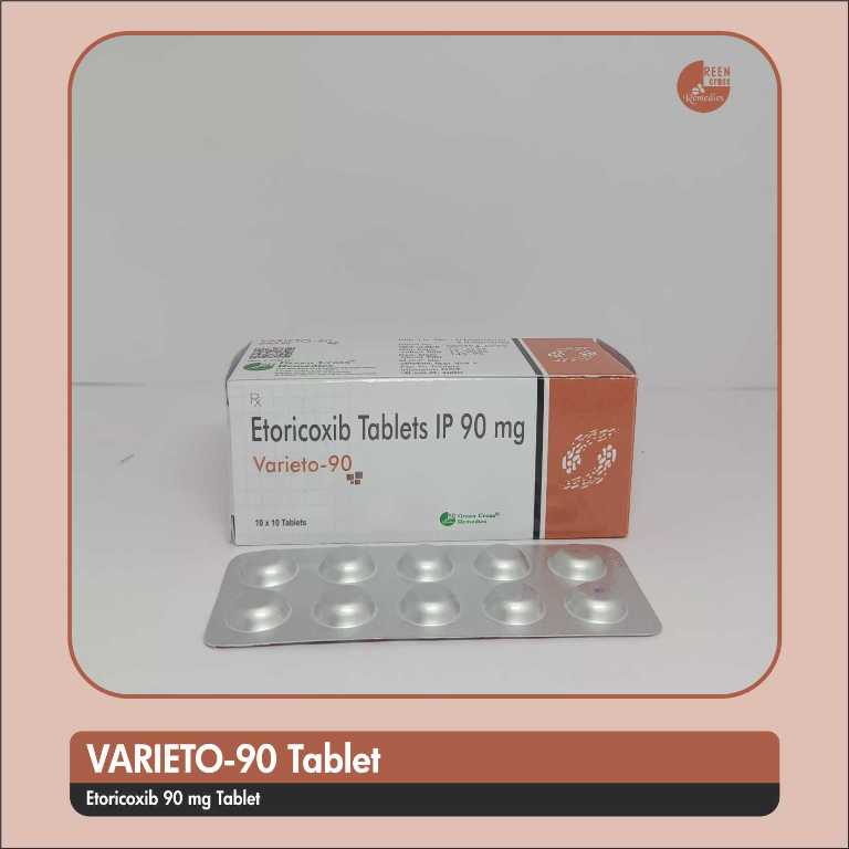 Varieto 90 Tablet - Etoricoxib Tablets IP 90 mg