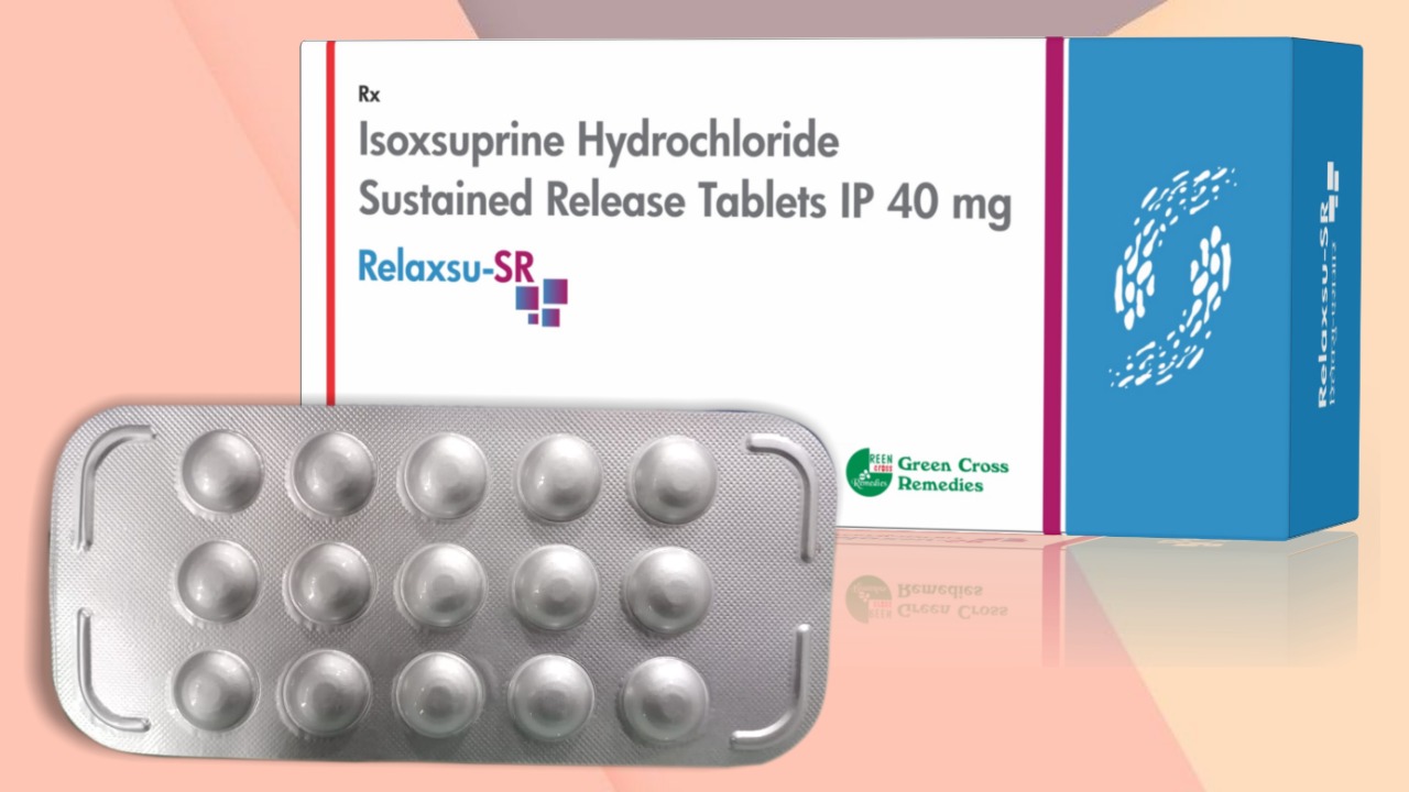 Isoxsuprine 40 Mg Sustained Release Tablet RELAXSU SR Tablet Used As 