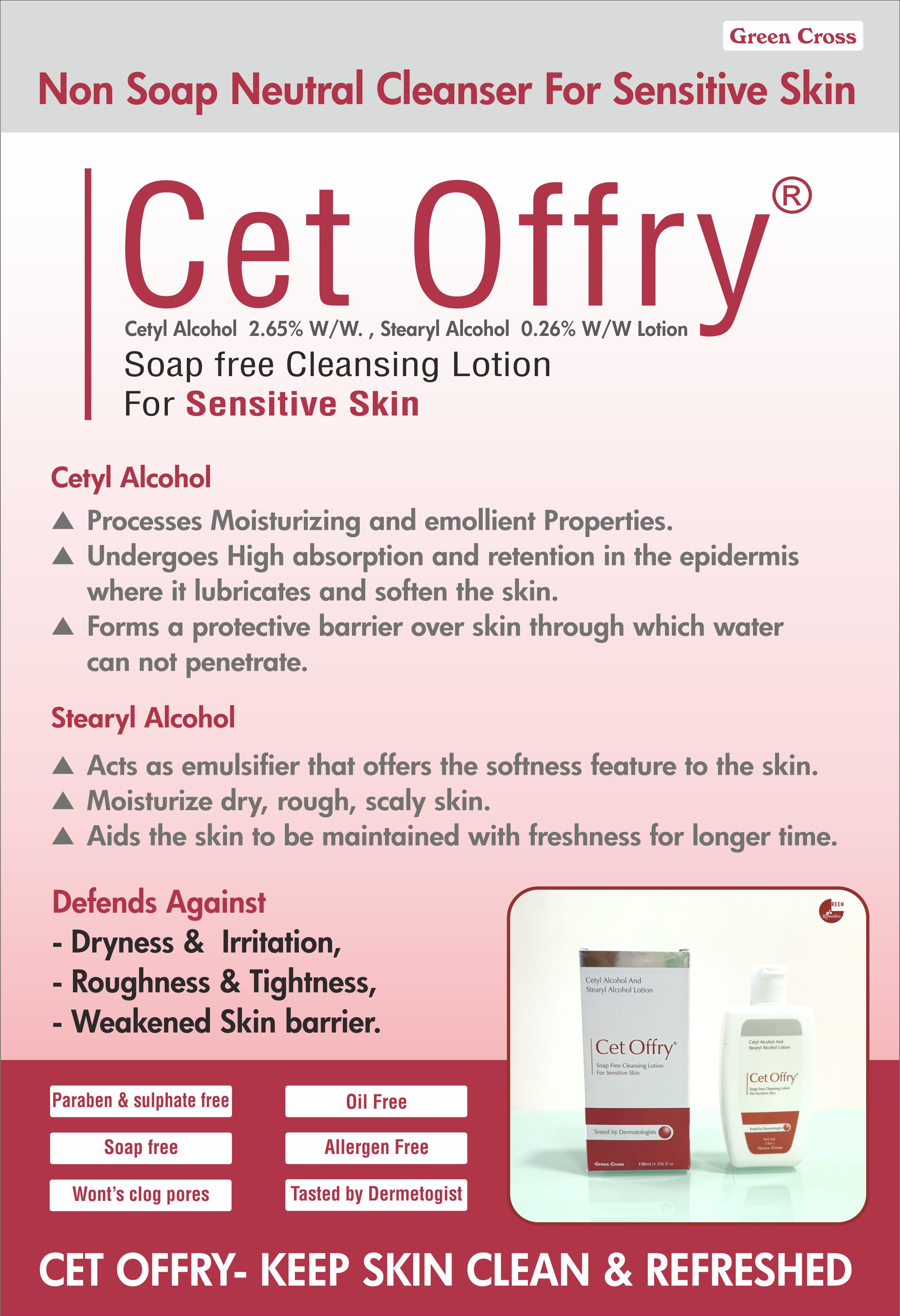CET Offry Soap Free Cleansing Lotion
