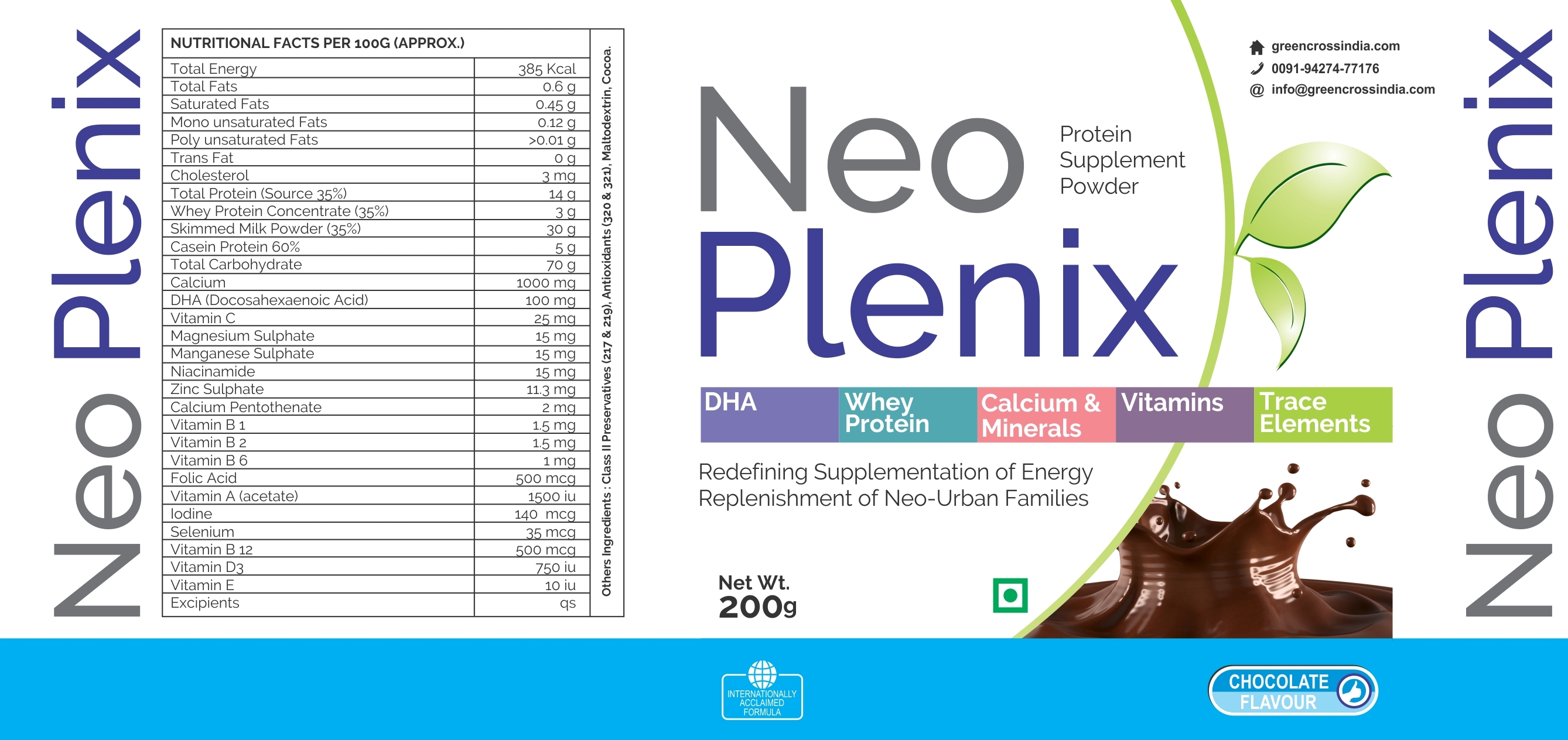 Neo Plenix Protein Supplement Powder