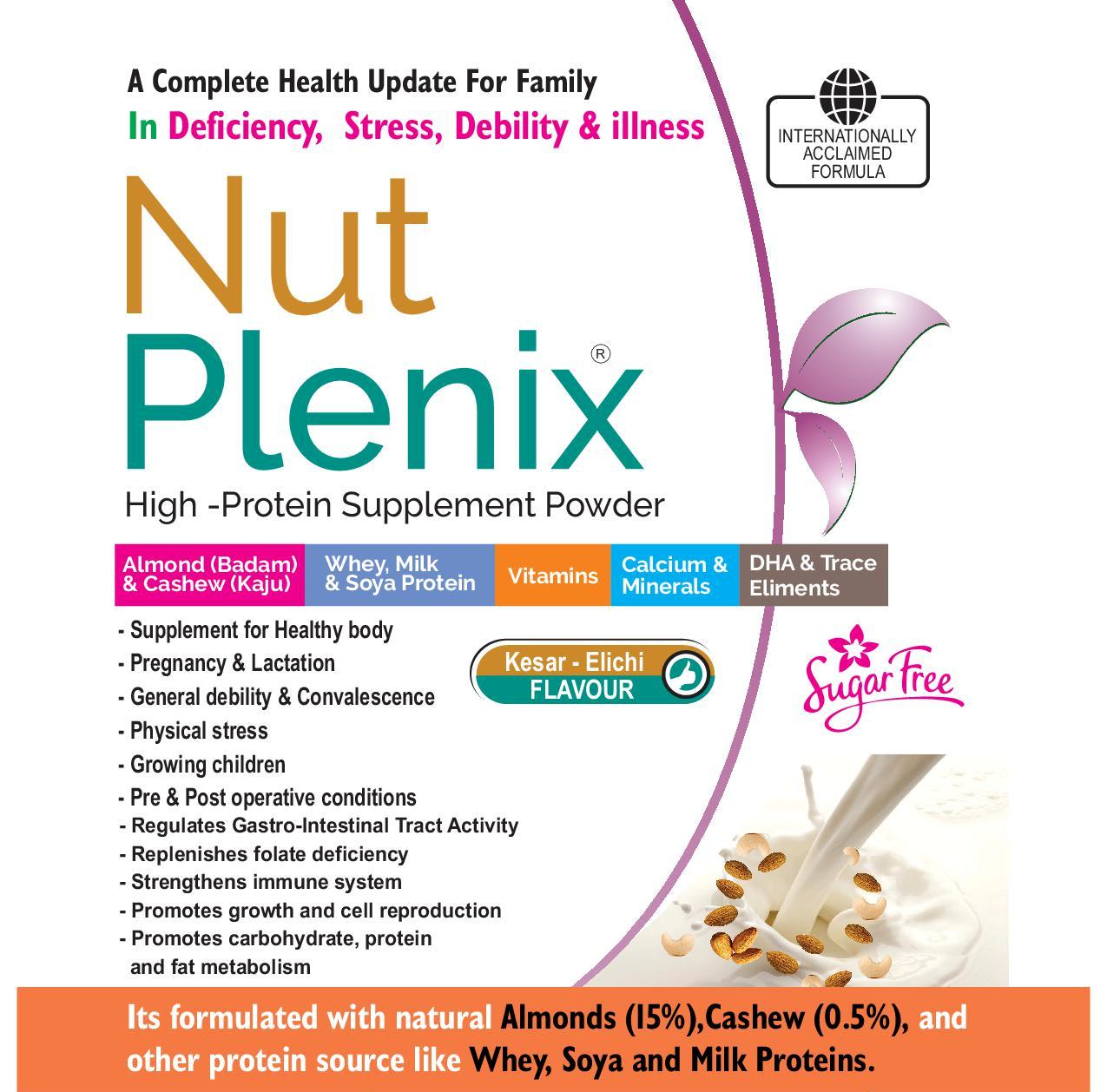 NUT PLENIX PROTEIN SUPPLEMENT POWDER