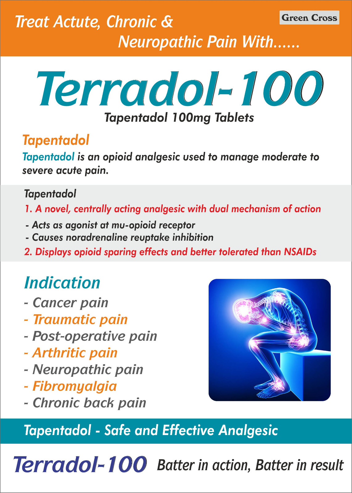 TERRADOL 100 TABLETS